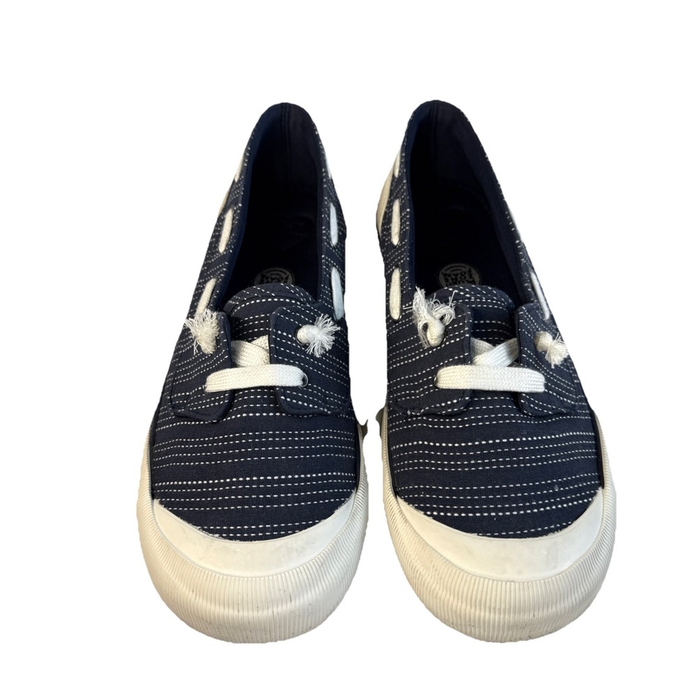 ROCKET‎ DOG JAZZIN JETTY  CANVAS BOAT SHOES NAVY BLUE SIZE 10